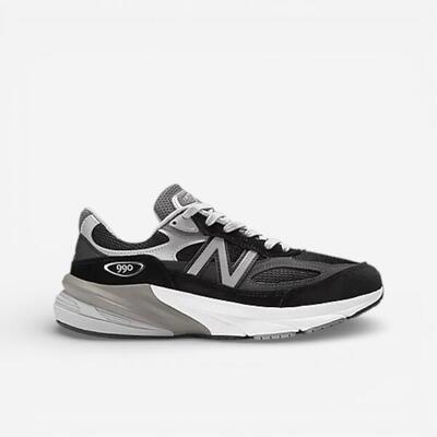 New balance 990v6 miusa black grey white (women's)