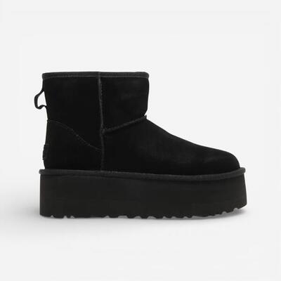Ugg classic mini platform boot black (women's)