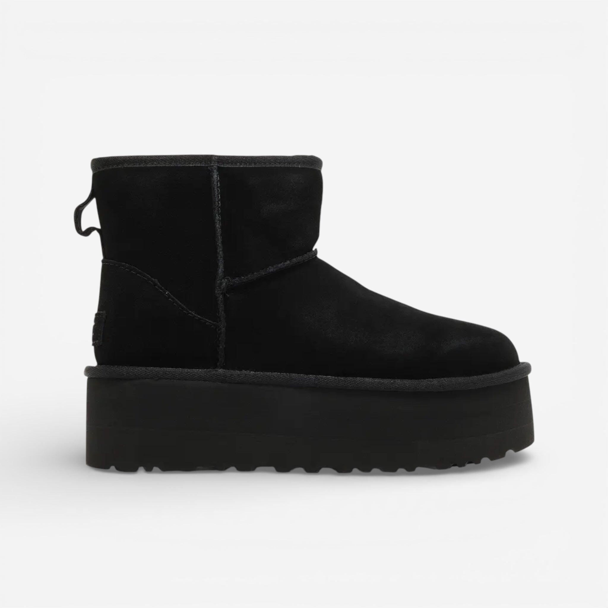 Ugg - Ugg Classic Mini Platform Boot Black (women's) - Baskets - Noir - Decathlon