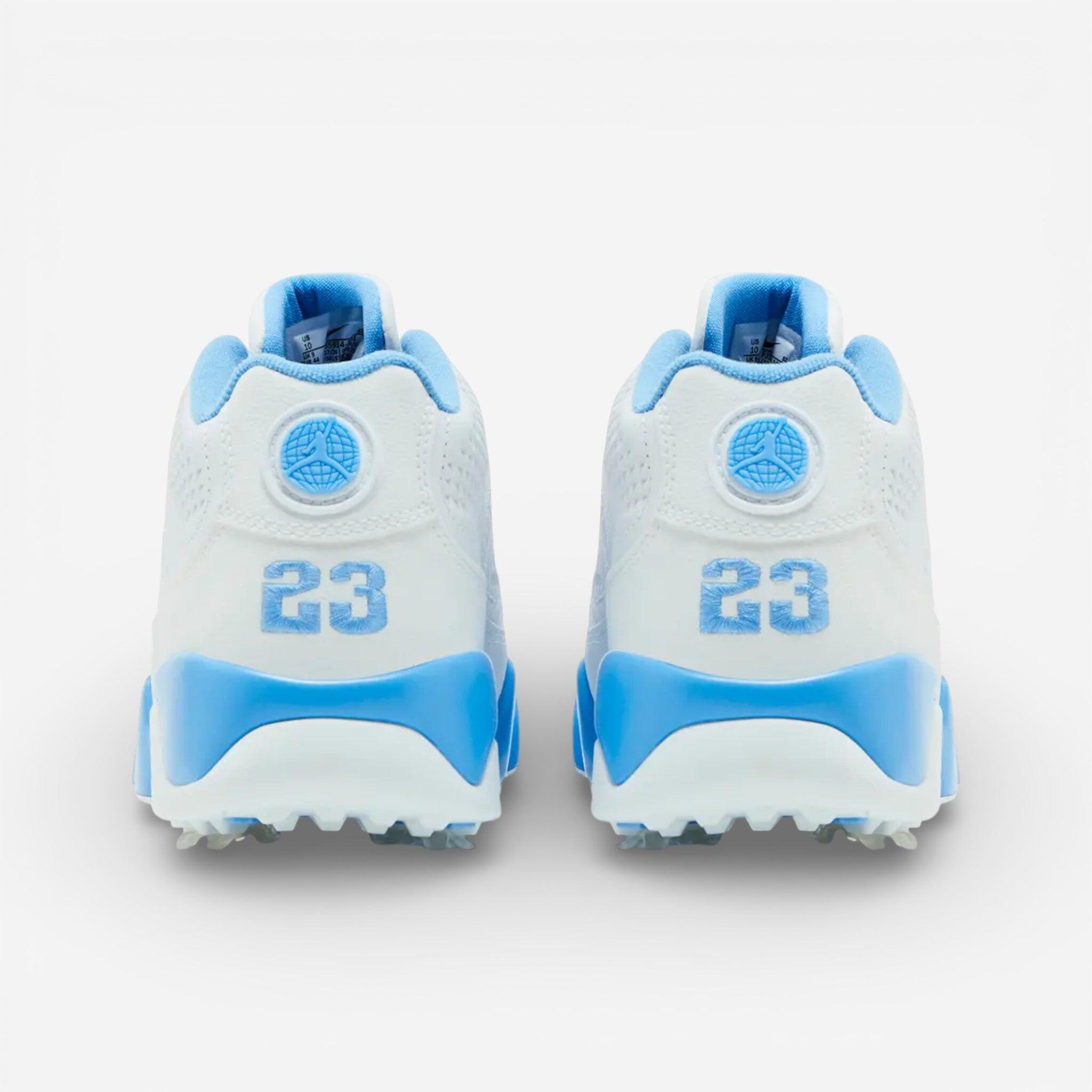 Jordan 9 Retro Low Golf White University Blue 3/3