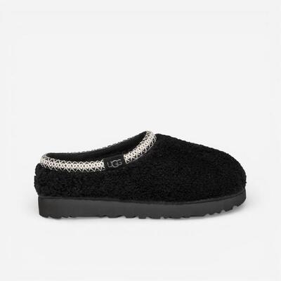 Ugg tasman maxi curly slipper black (women's)