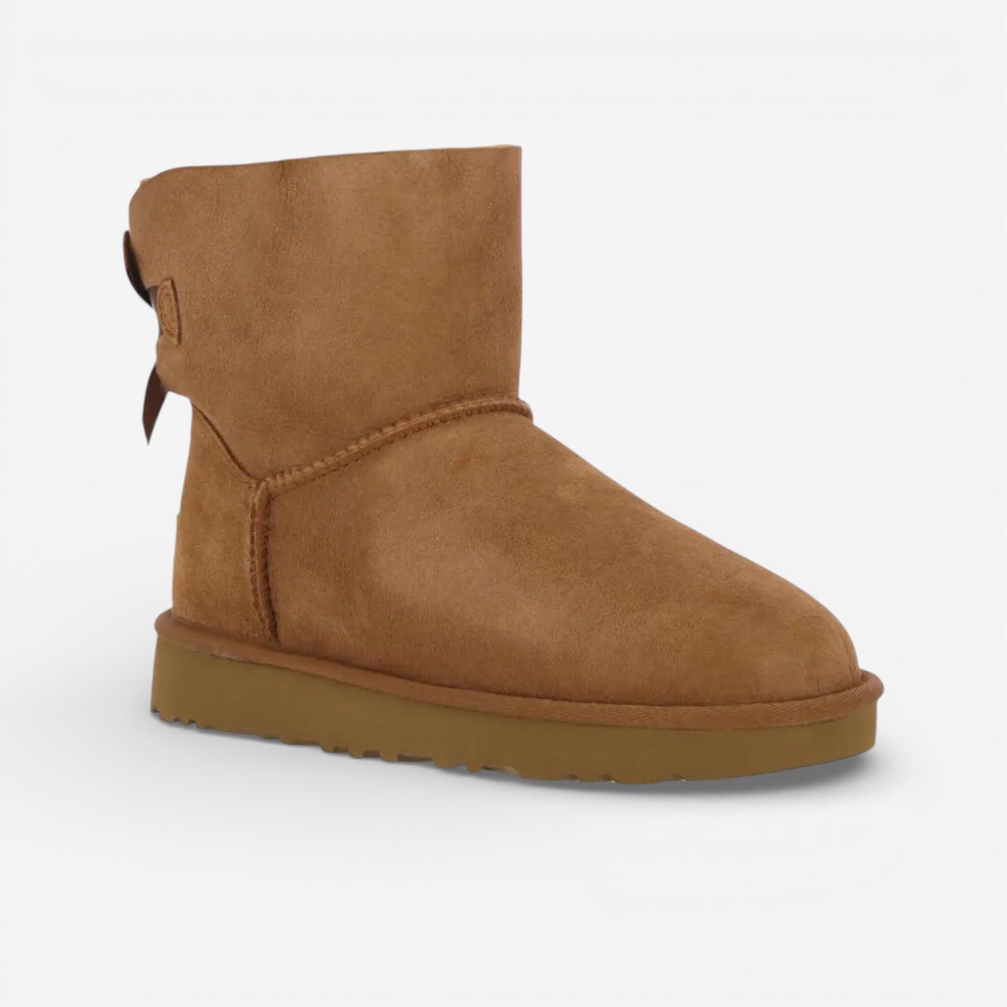 UGG Mini Bailey Bow II Chestnut (Women's) 3/3