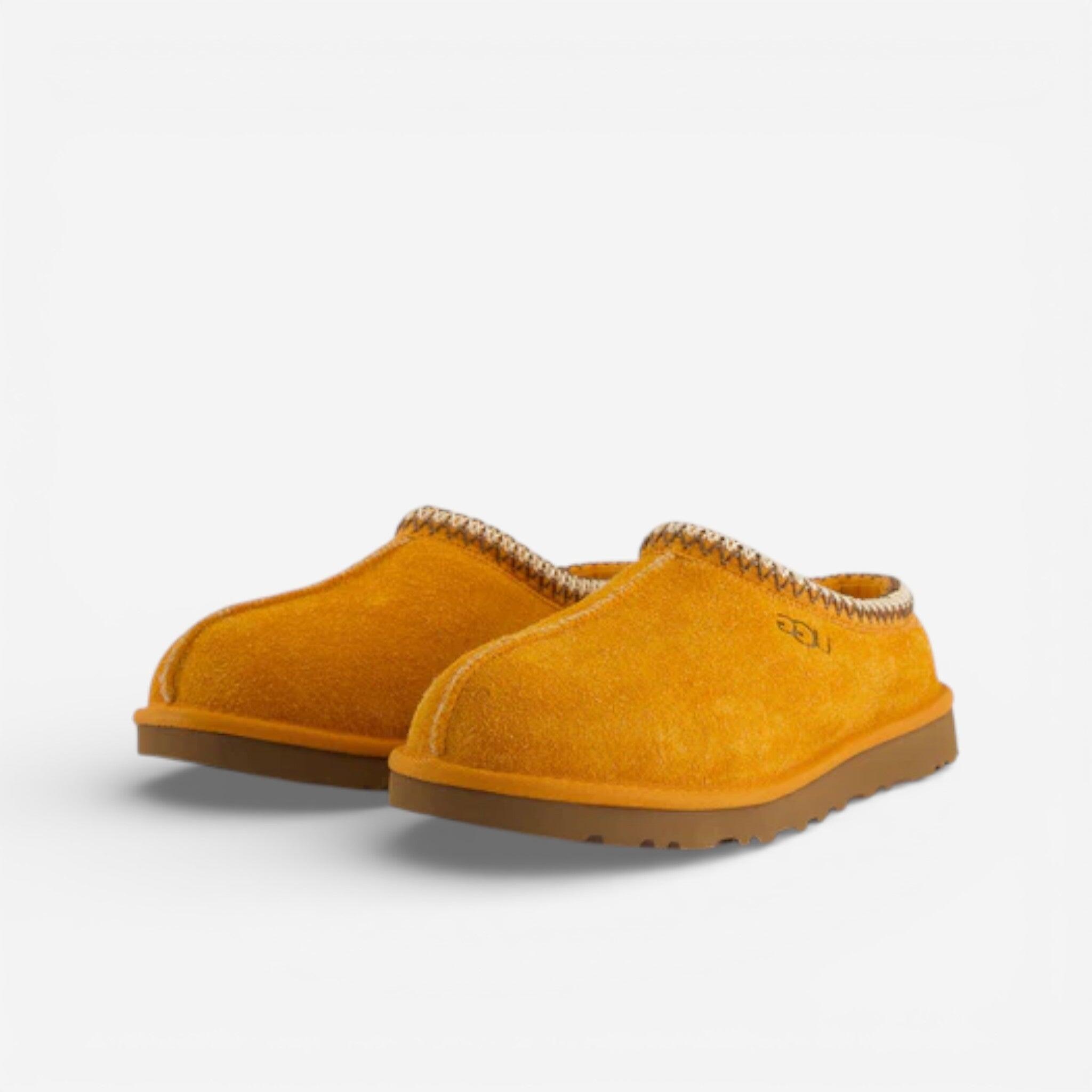 UGG Tasman Shaggy Suede Slipper Dark Apricot 2/4