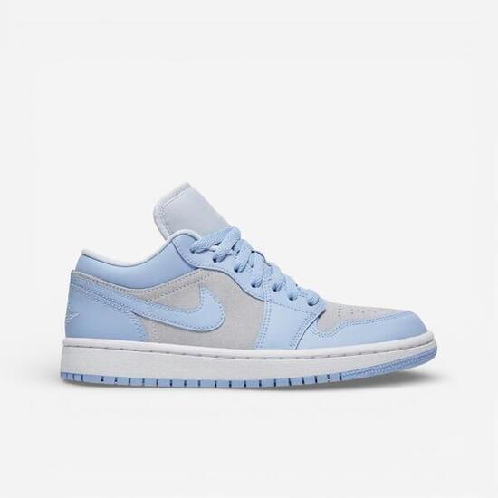 Jordan 1 Low Football Grey Aluminum (Women's)