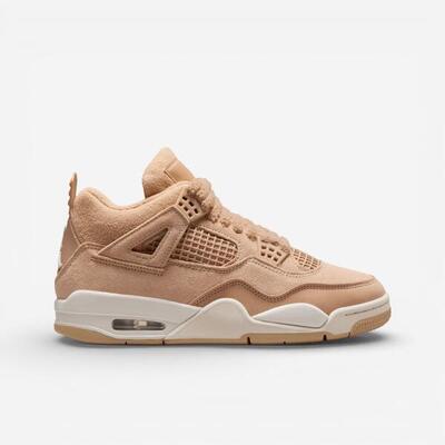 Jordan 4 retro cozy girl hemp/light orewood brown (women's)