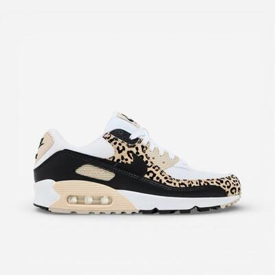 Nike air max 90 leopard sanddrift black (women's)