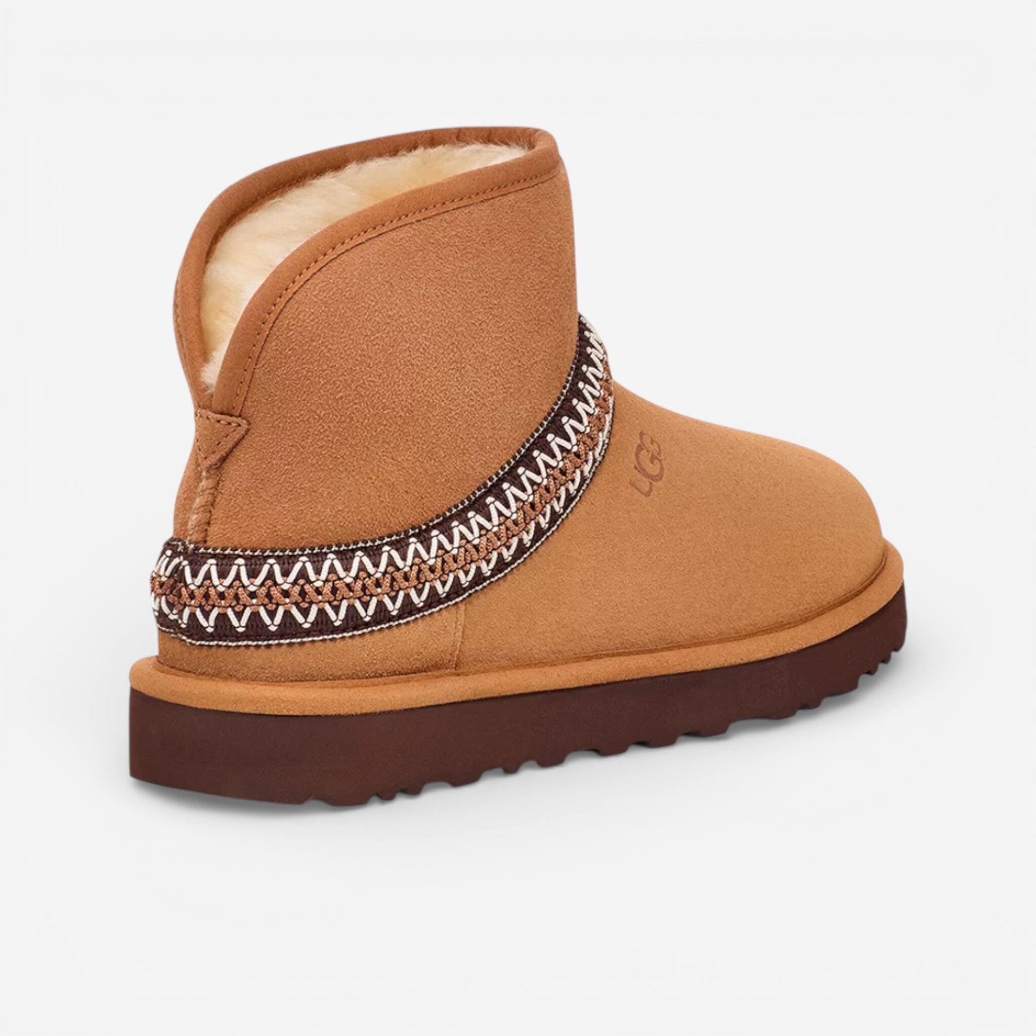 UGG Classic Mini Crescent Chestnut (Women's) 3/3