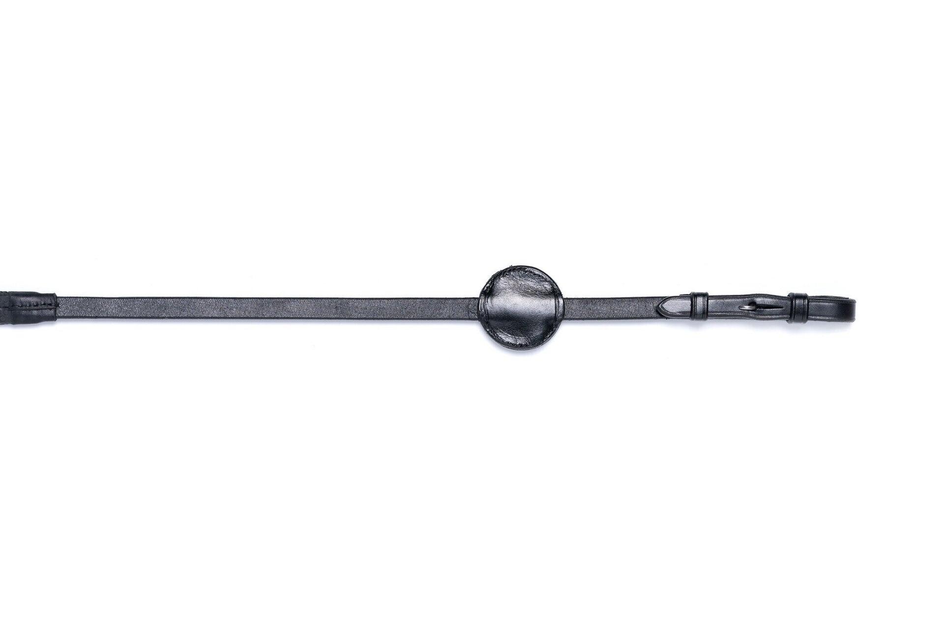 Trust Maastricht 1/2inch Rubber Reins 7 Stops Zwart - 4/7