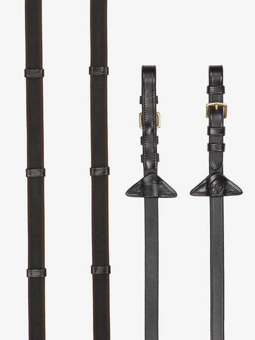 Lemieux Rubber Grip Continental Teugels Havana/zilver - 7/7