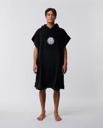 Poncho Surf Logo Ripcurl Noir