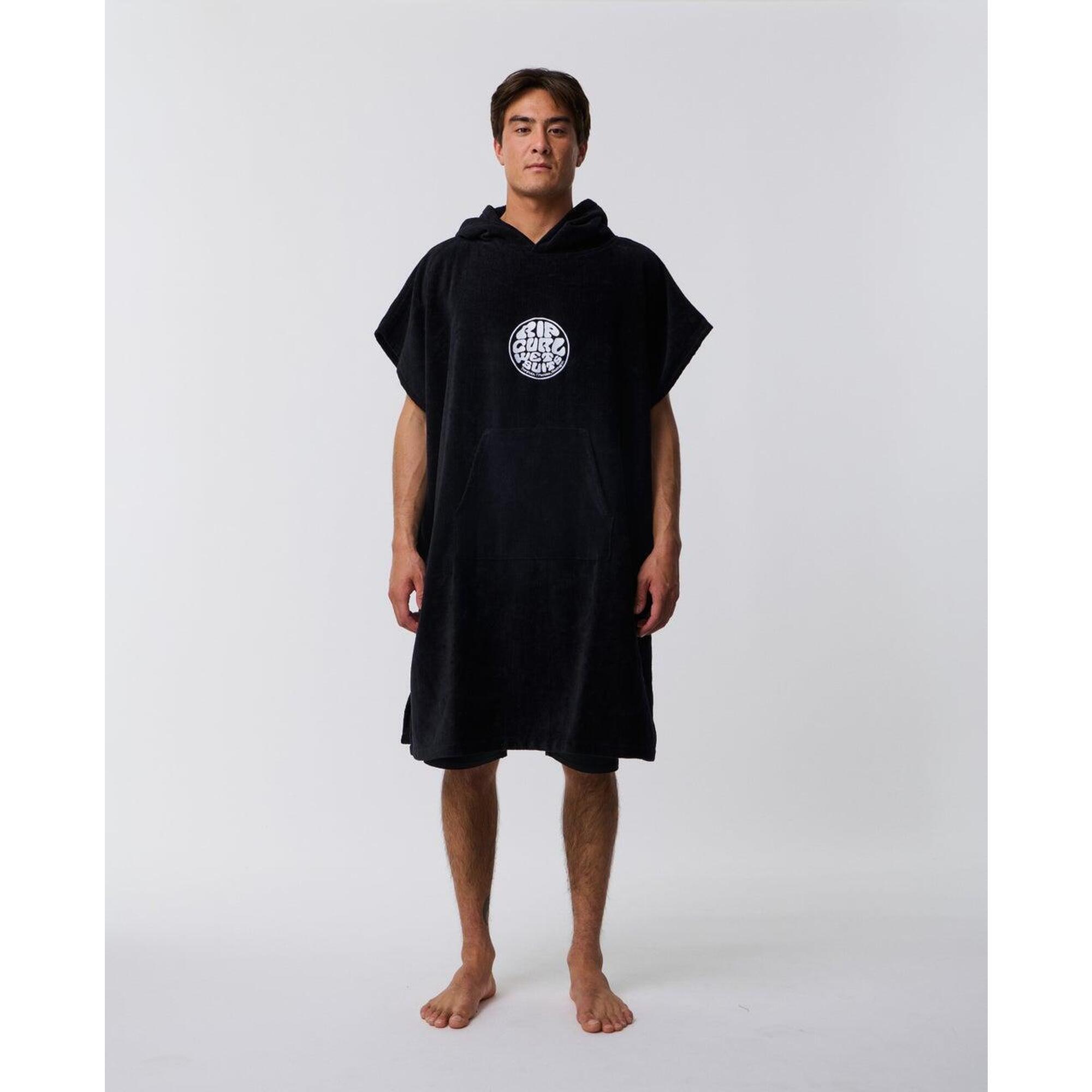 Rip Curl - Poncho Surf Logo Ripcurl Noir - Serviette Poncho - Noir - Taille Unique - Decathlon