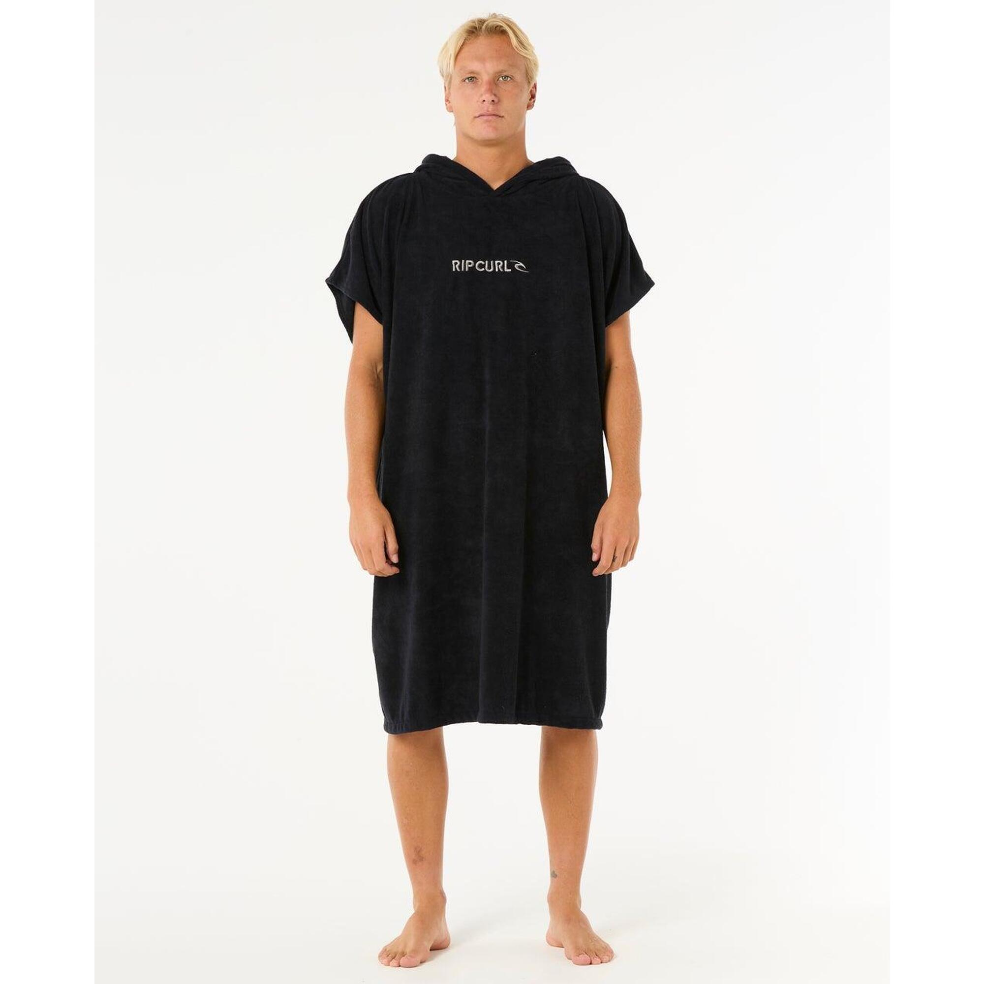Rip Curl - Poncho Surf Brand Ripcurl Noir/gris - Serviette - Bleu|gris|noir - Taille Unique - Decathlon