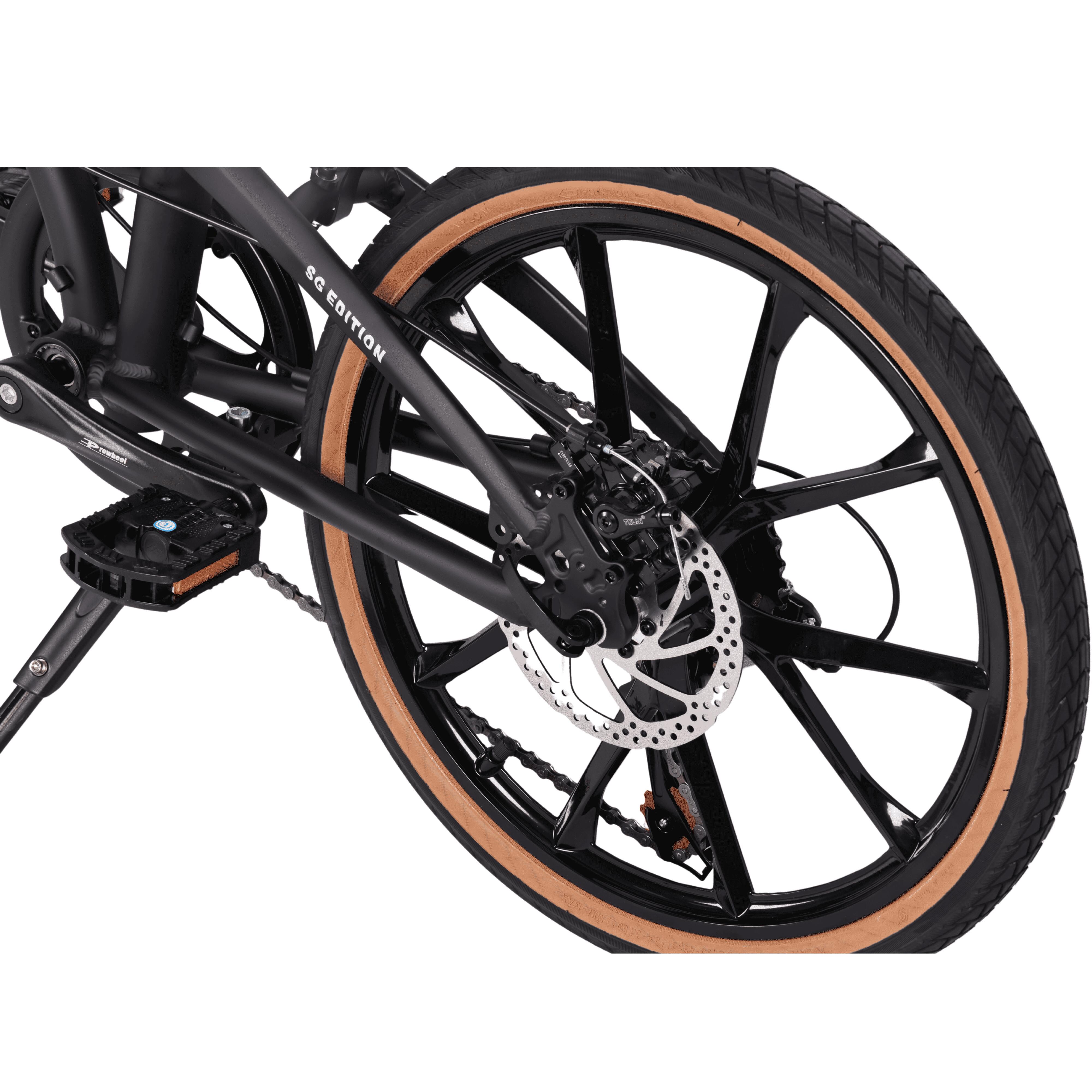 Hachiko HA-01 PRO URBAN GREY | Aluminium Fold Bicycle | Sports Rims