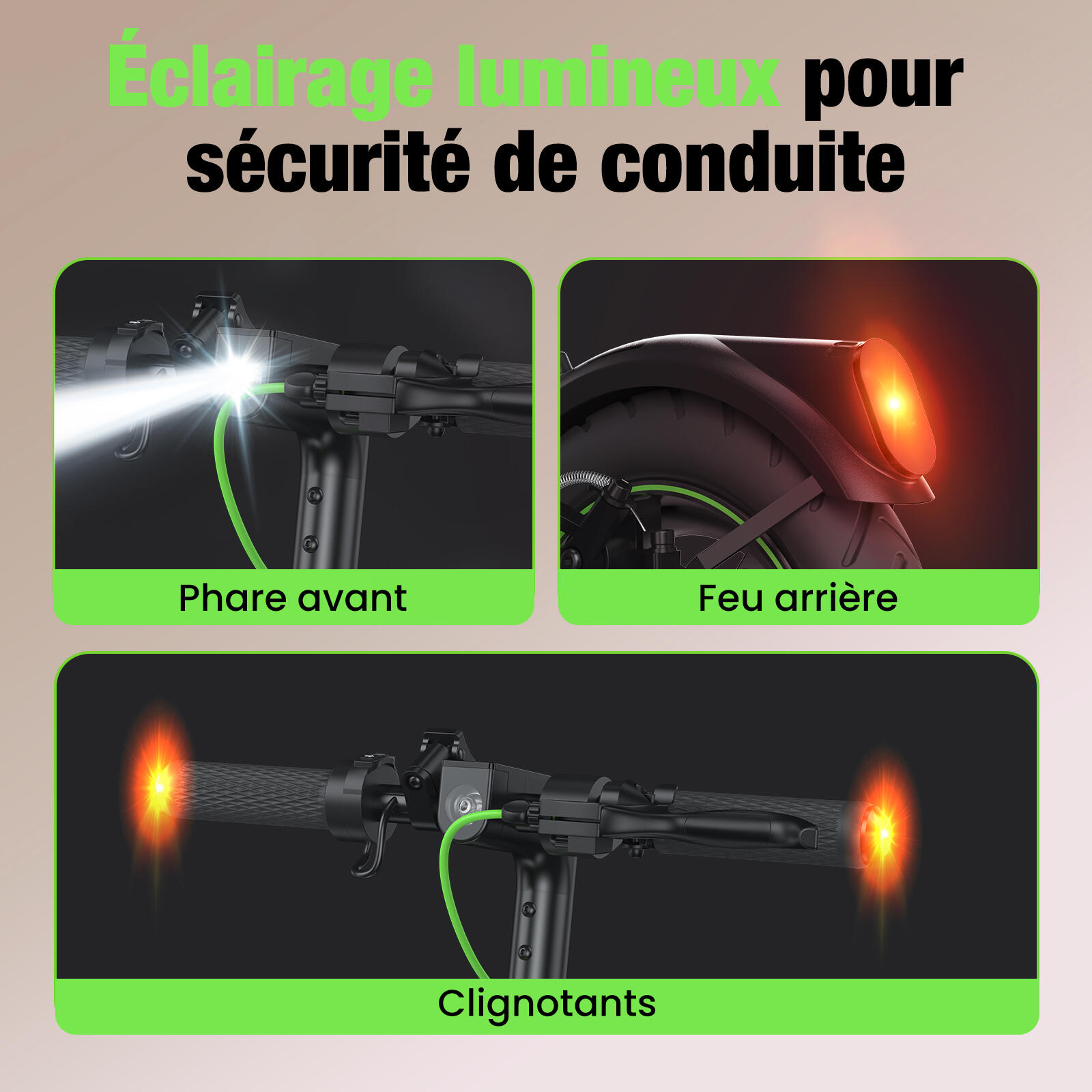 Adulte Trottinette Électrique confortable pour trajets urbains, APP,LED,25 km/h 6/9