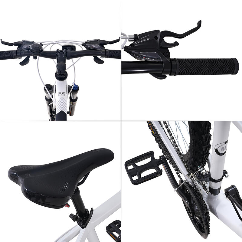 Bicicletă montană 26 țoli - 21 viteze - Suspensie față - Frâne cu disc - EM3