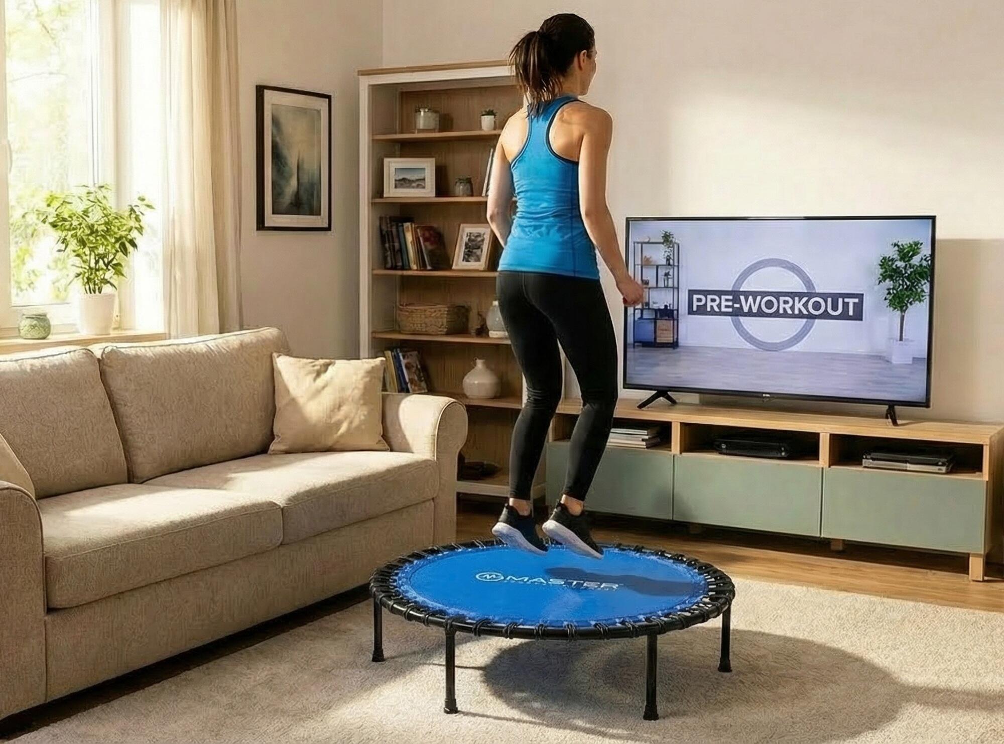 Trampolína MASTER fitness 102 cm 2/2