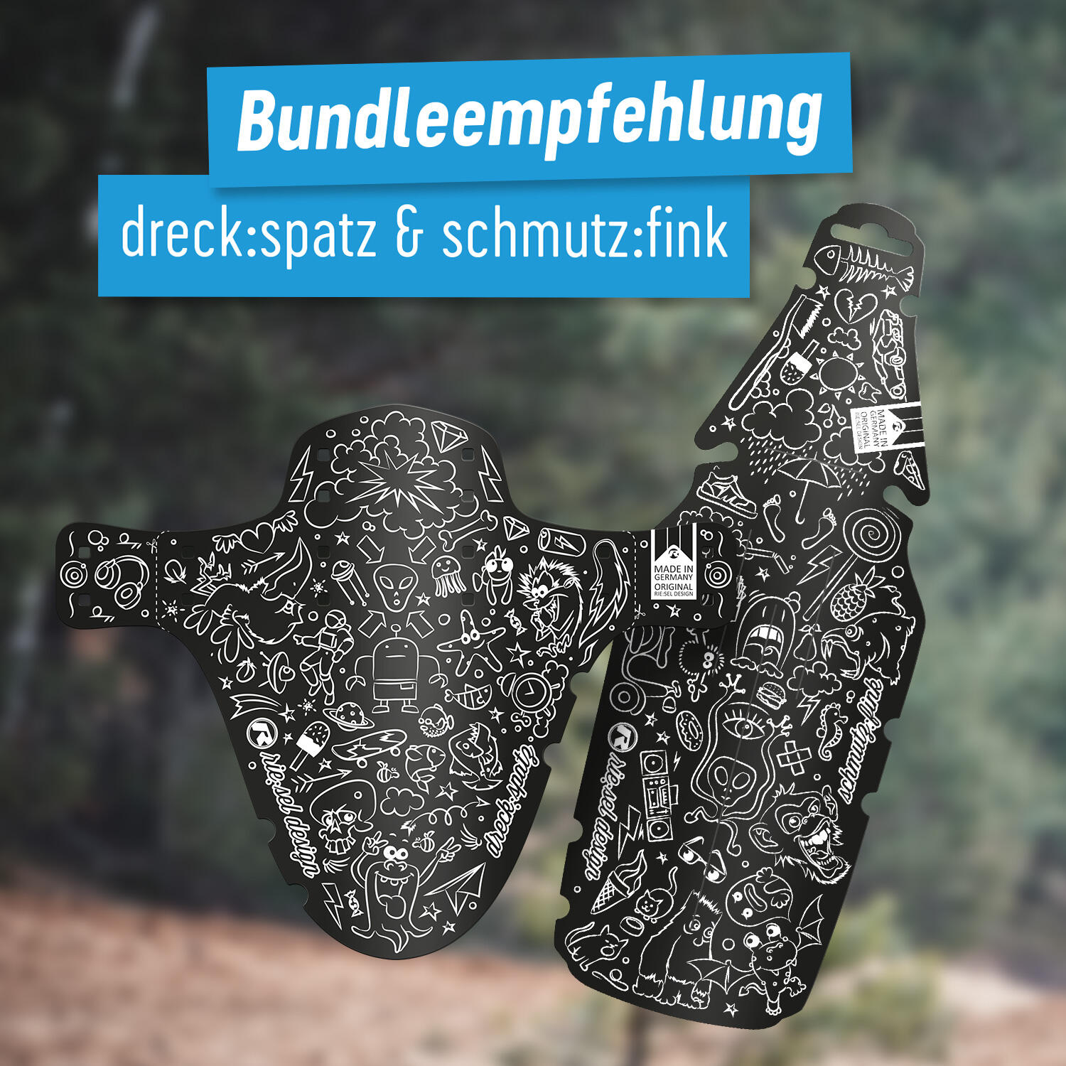 Riesel Design Kinder Mudguard Schutzblech hinten16"/18"/20"/24"/26 5/5