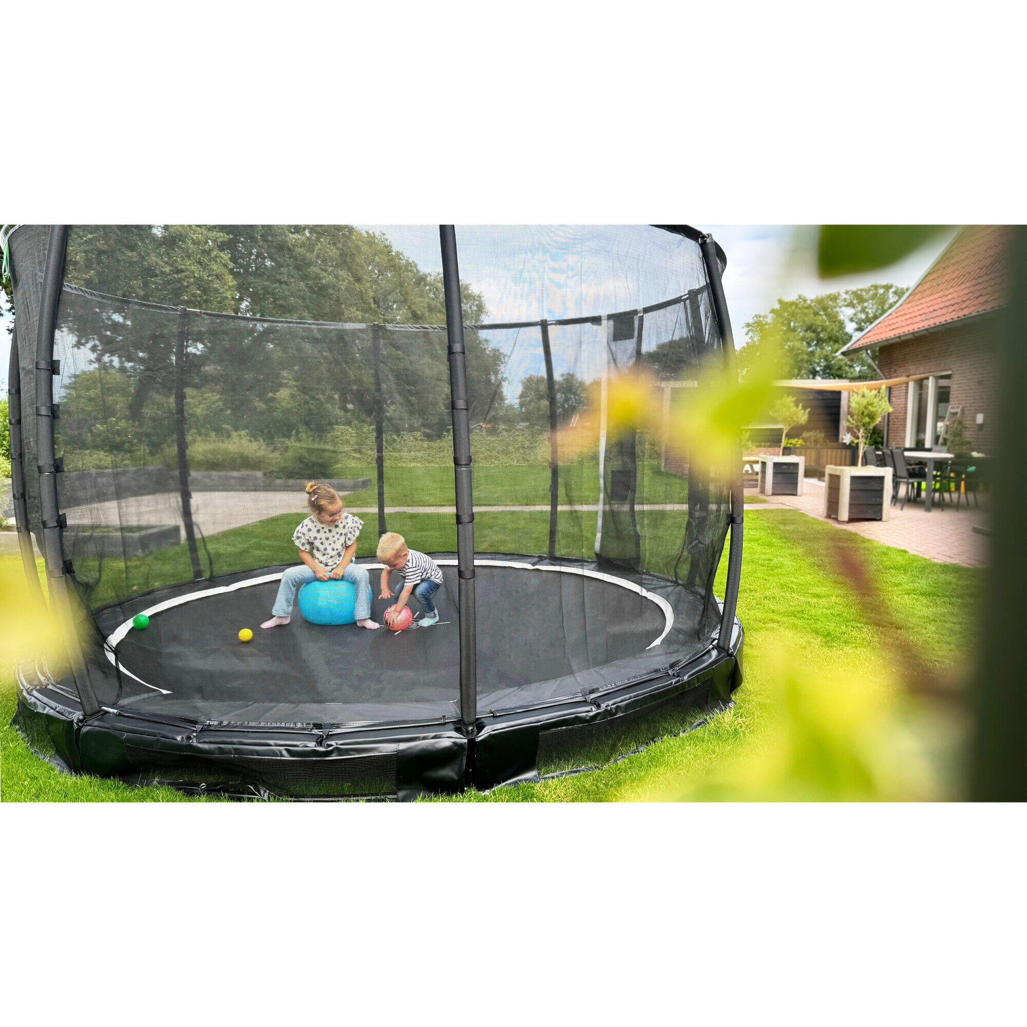 Trampoline enterré Allure Premium ø366cm 3/7