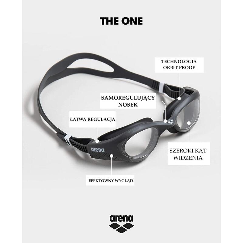 Arena Vrouwen Zwembril The One Wit/Paars