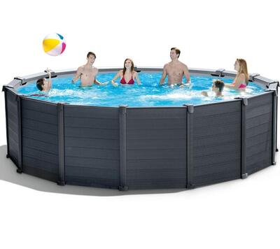Intex graphite panel zwembad 478 x 124 cm