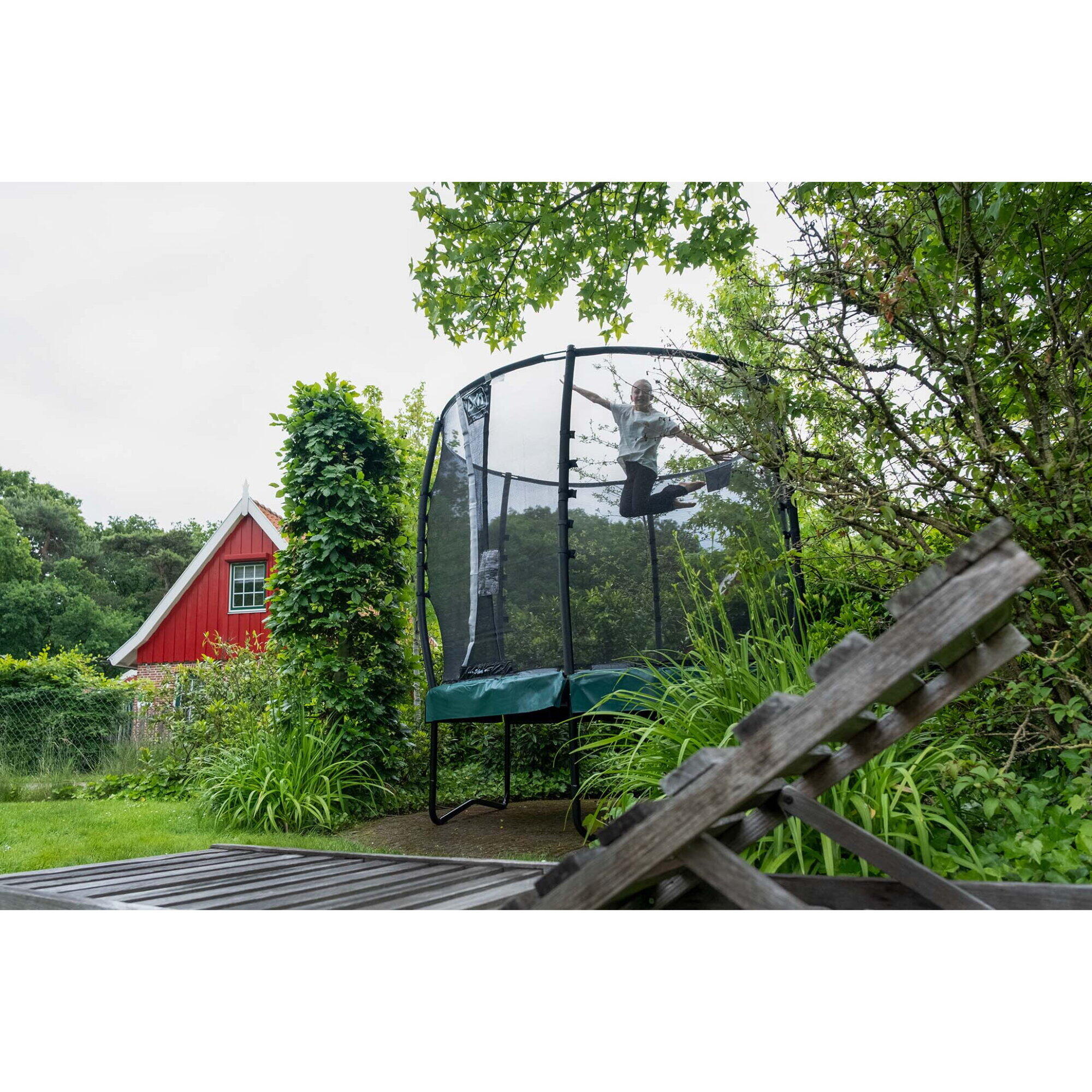 Trampolino elastico EXIT Allure Classic ø305cm - verde 2/7