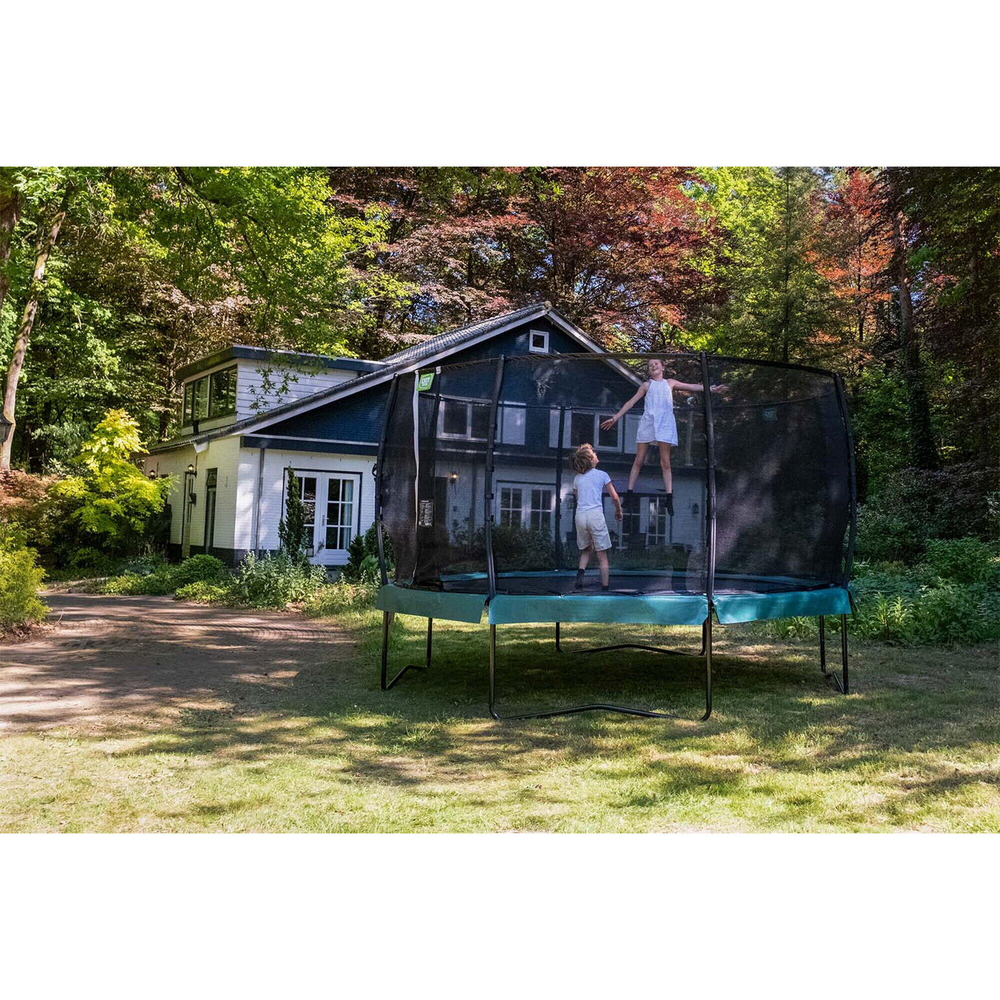 Trampolino elastico EXIT Allure Classic ø366cm - verde 4/7