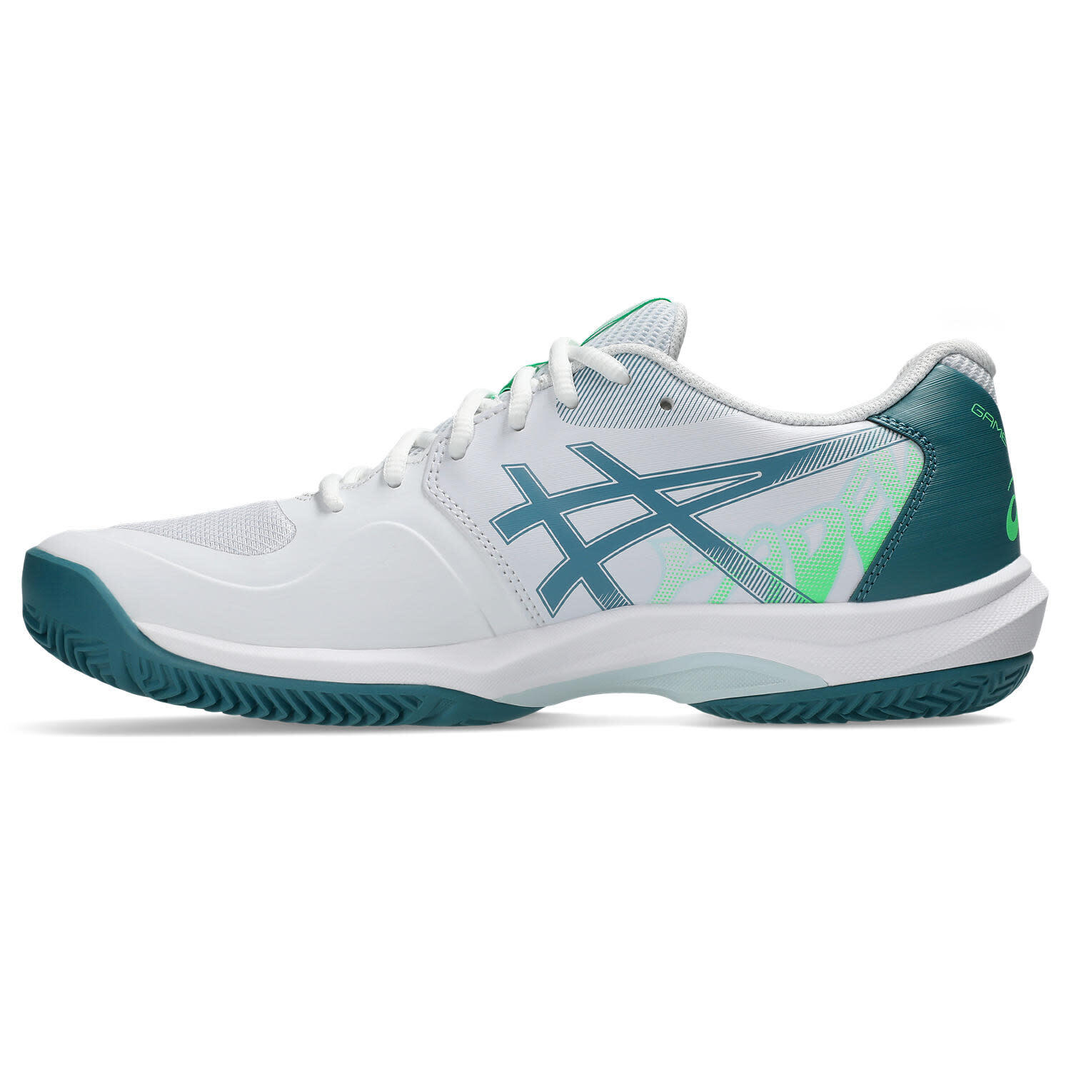 ASICS GAME FF PADEL - White/Misty Pine 3/7