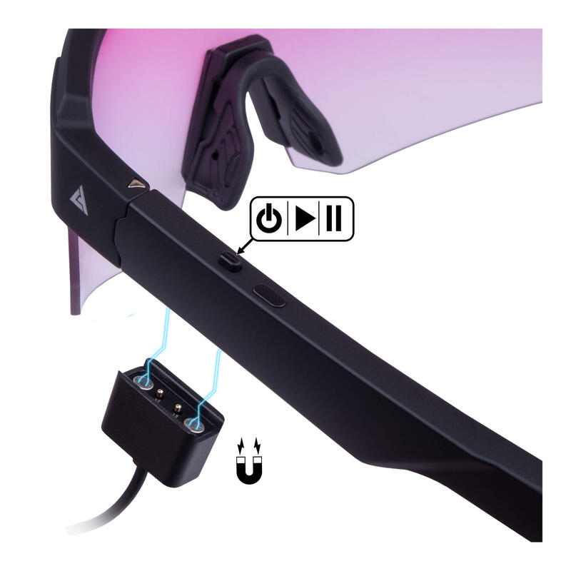 Fotochromatické sluneční Bluetooth brýle HYBRID BT