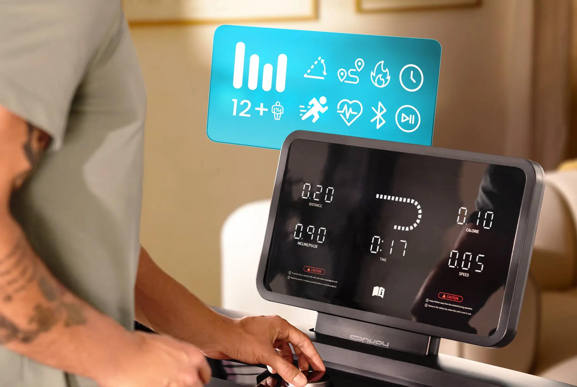 Bieżnia elektryczna treningowa składana Spokey Sirius 5/7