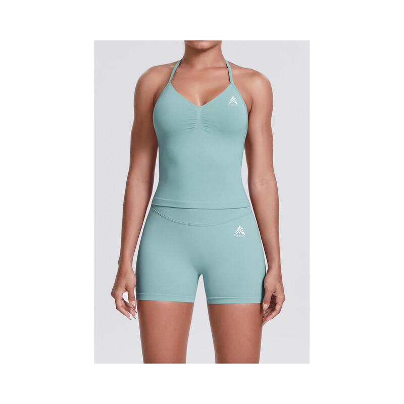 Bustiera FITSKIN V-Form Shortline Mint Twist