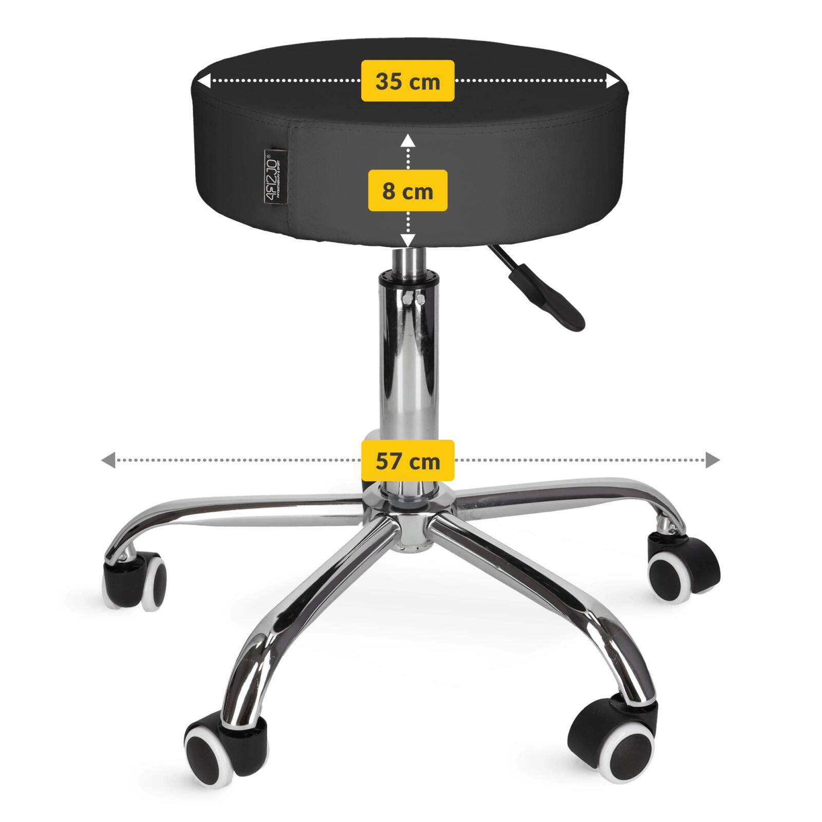 Taboret do masażu obrotowy 4FIZJO PURE 5/7