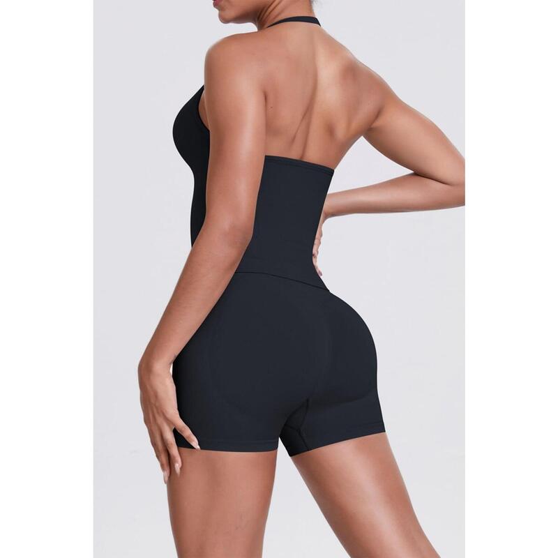 Colant scurt FITSKIN V-Form Shortline Jet Black