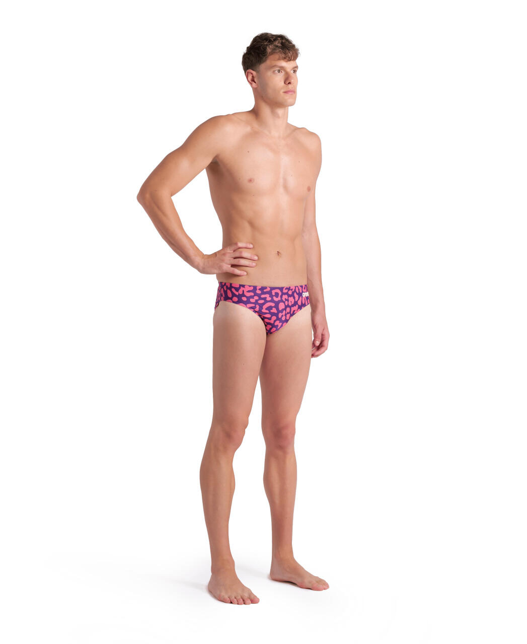 Slip Arena Leopard Skin stampato rosa - UK 28 (EU 38) 3/7