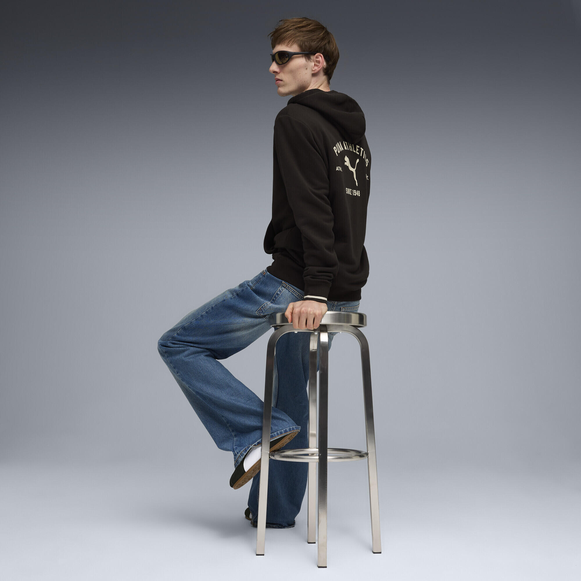 Felpa con cappuccio con grafica PUMA Class da uomo PUMA 4/5