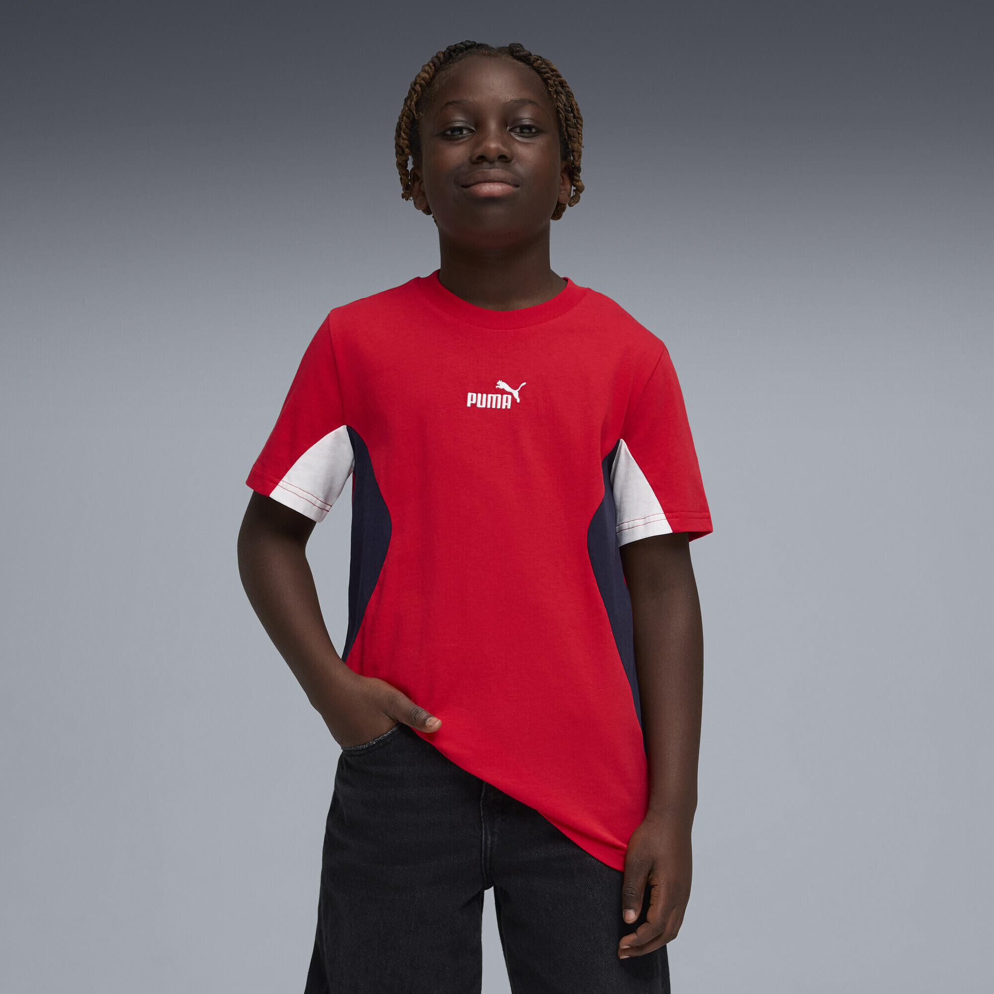 T-shirt Essentials+ Block da uomo PUMA 2/5