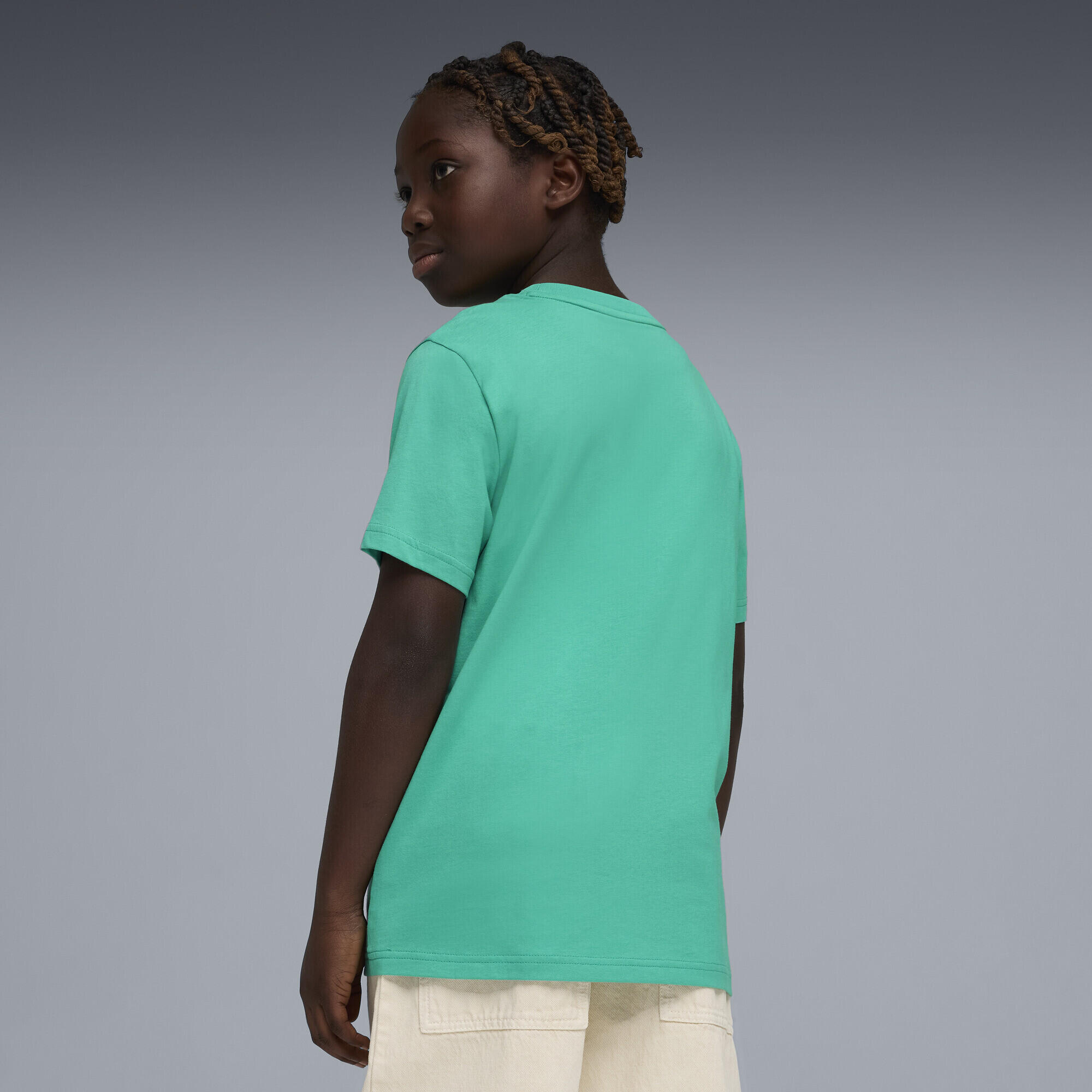 T-shirt con logo Essentials No. 1 colorato per ragazzi PUMA 3/5