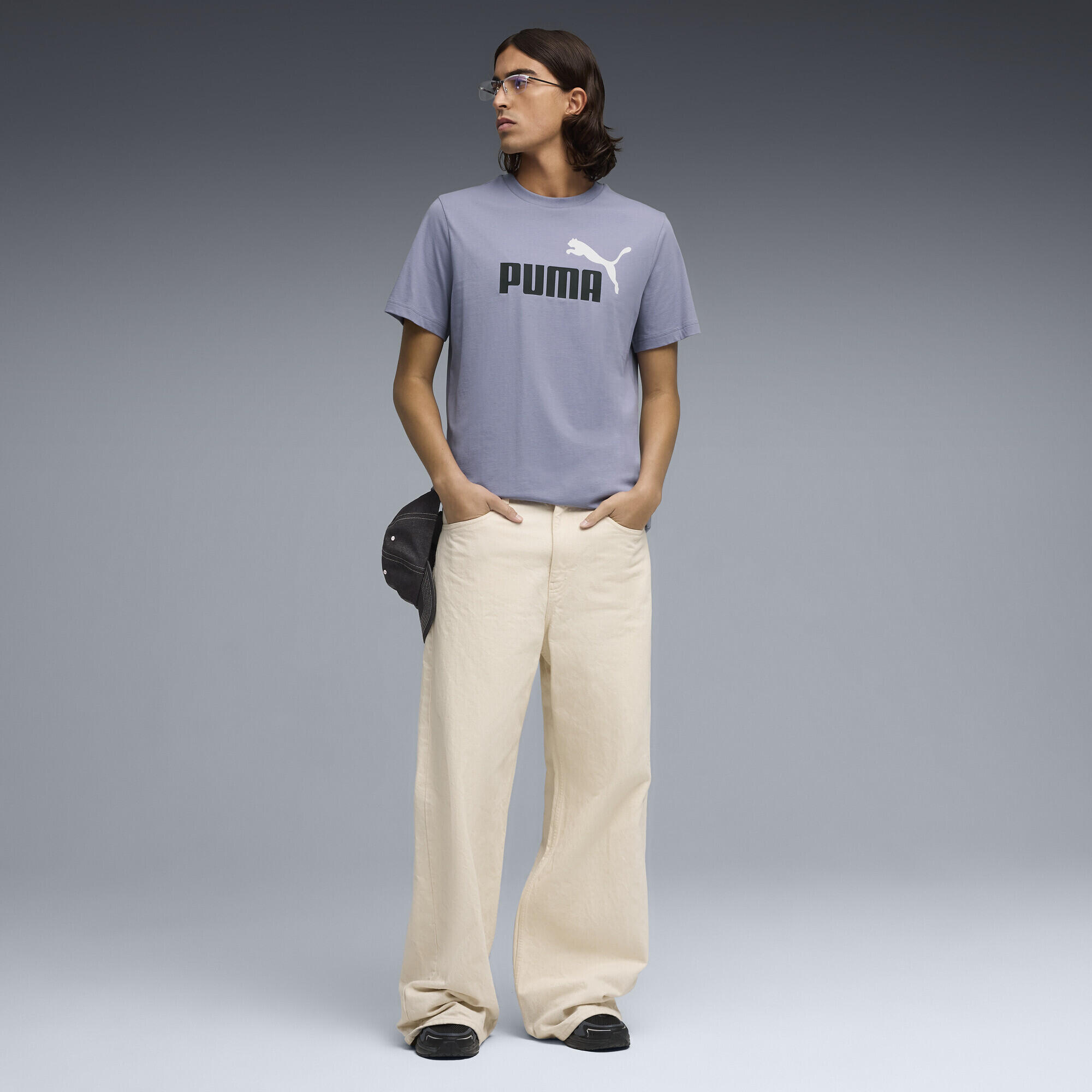 T-shirt à logo N° 1 bicolore Essentials Homme PUMA 4/5