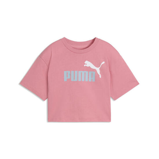 Essentials 2 Colour No. 1 PUMA Logo Kurzes T-Shirt Mädchen PUMA