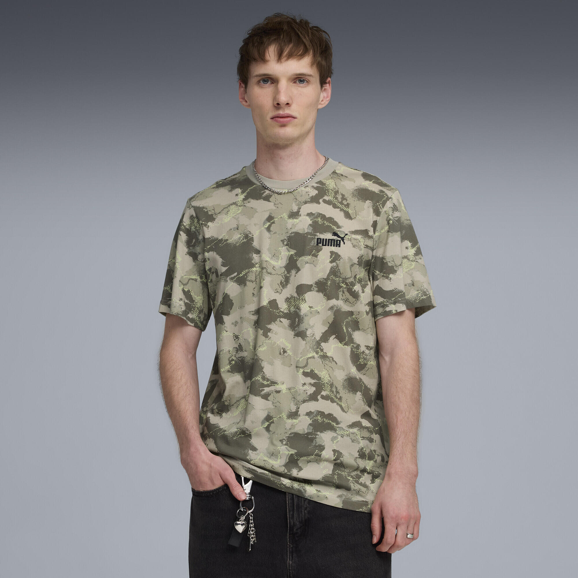 Camo Bedrucktes T-Shirt Herren PUMA 2/5