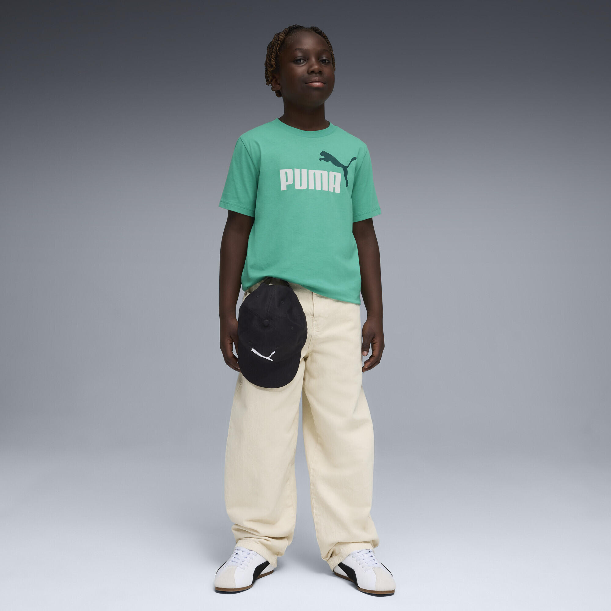 T-shirt con logo Essentials No. 1 colorato per ragazzi PUMA 4/5