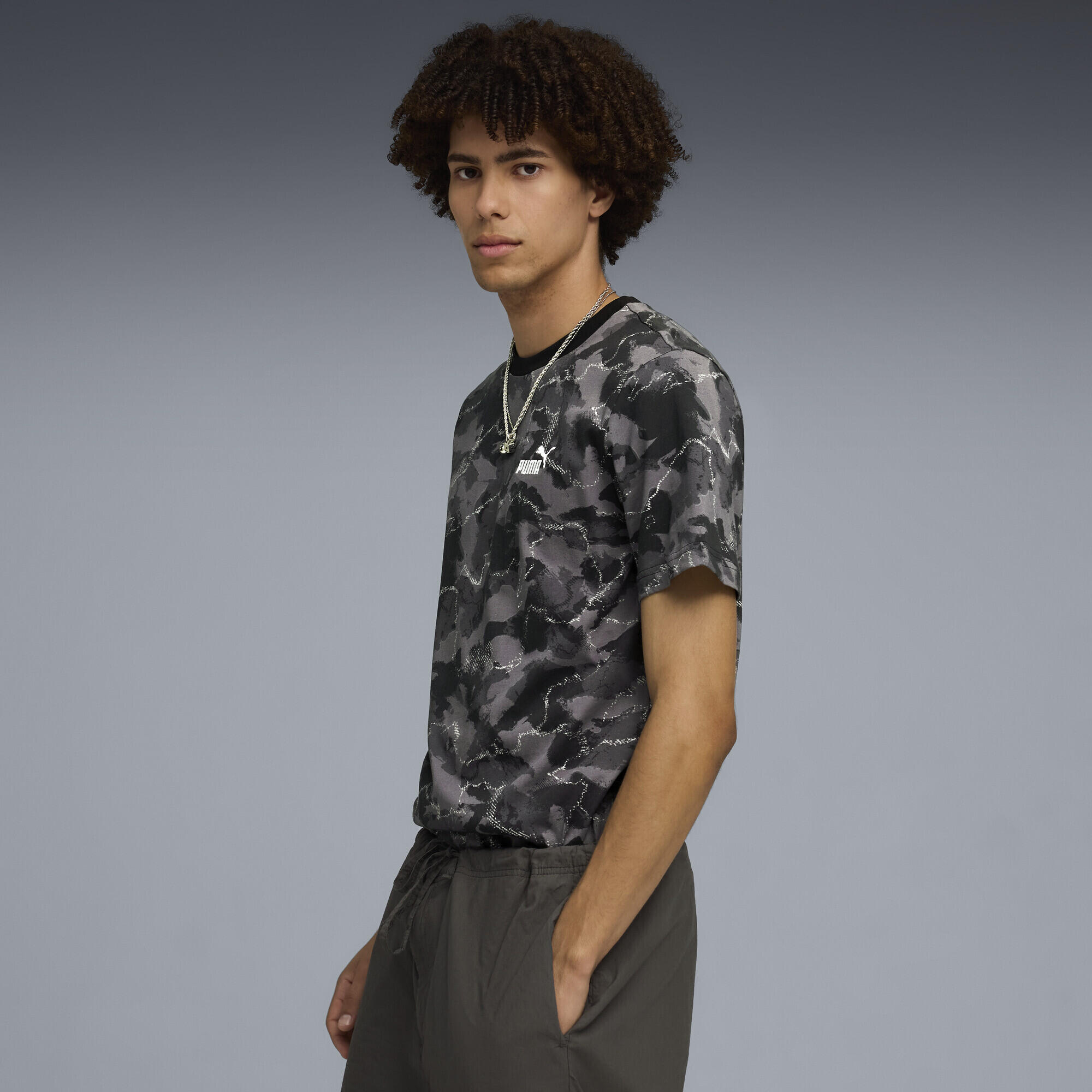 Camo bedrukt T-shirt voor heren PUMA 2/5