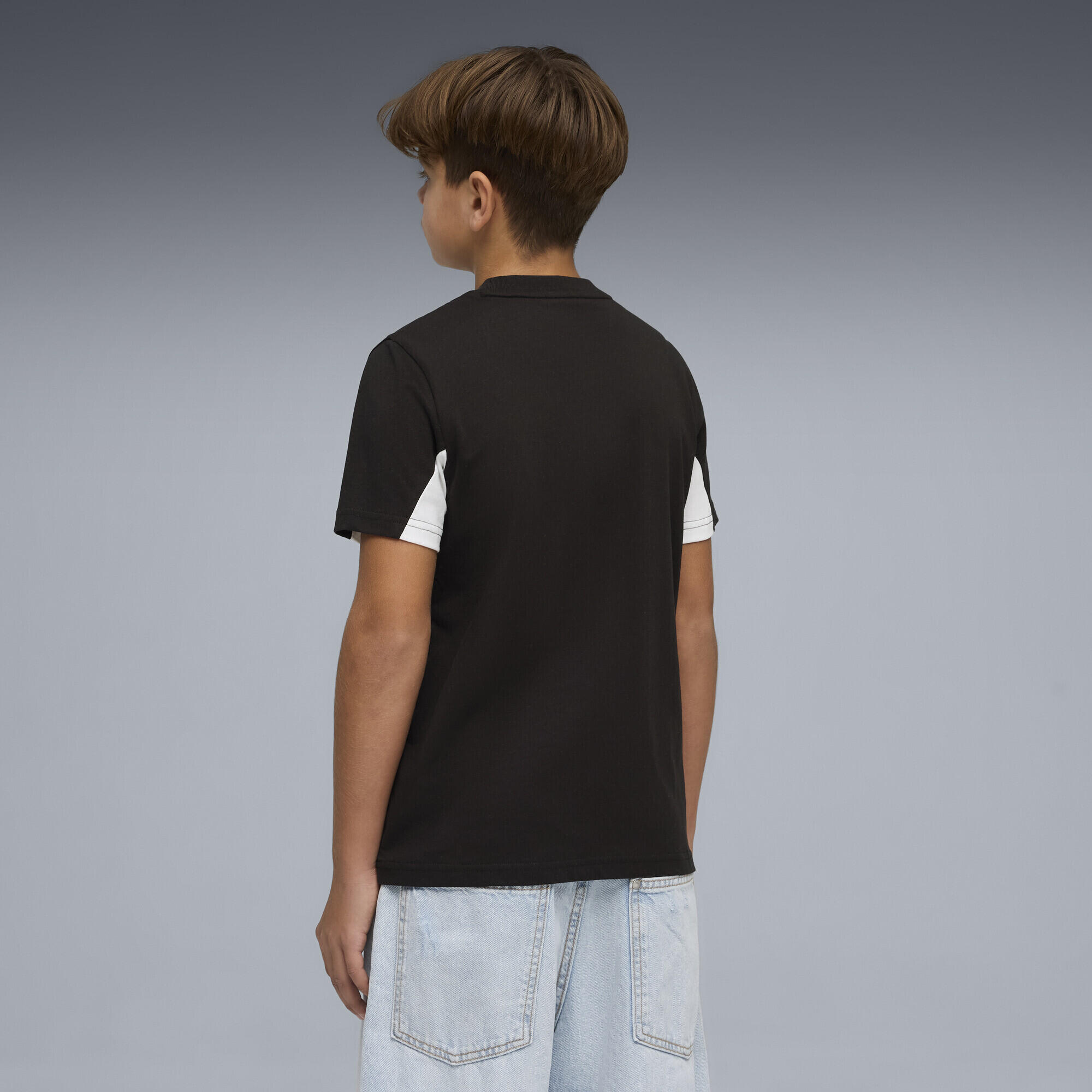 T-shirt infantil manga curta Essentials Block PUMA 3/5