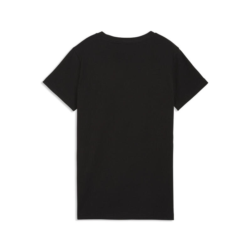 Tricou femei mânecă scurtă Essentials Script, negru PUMA