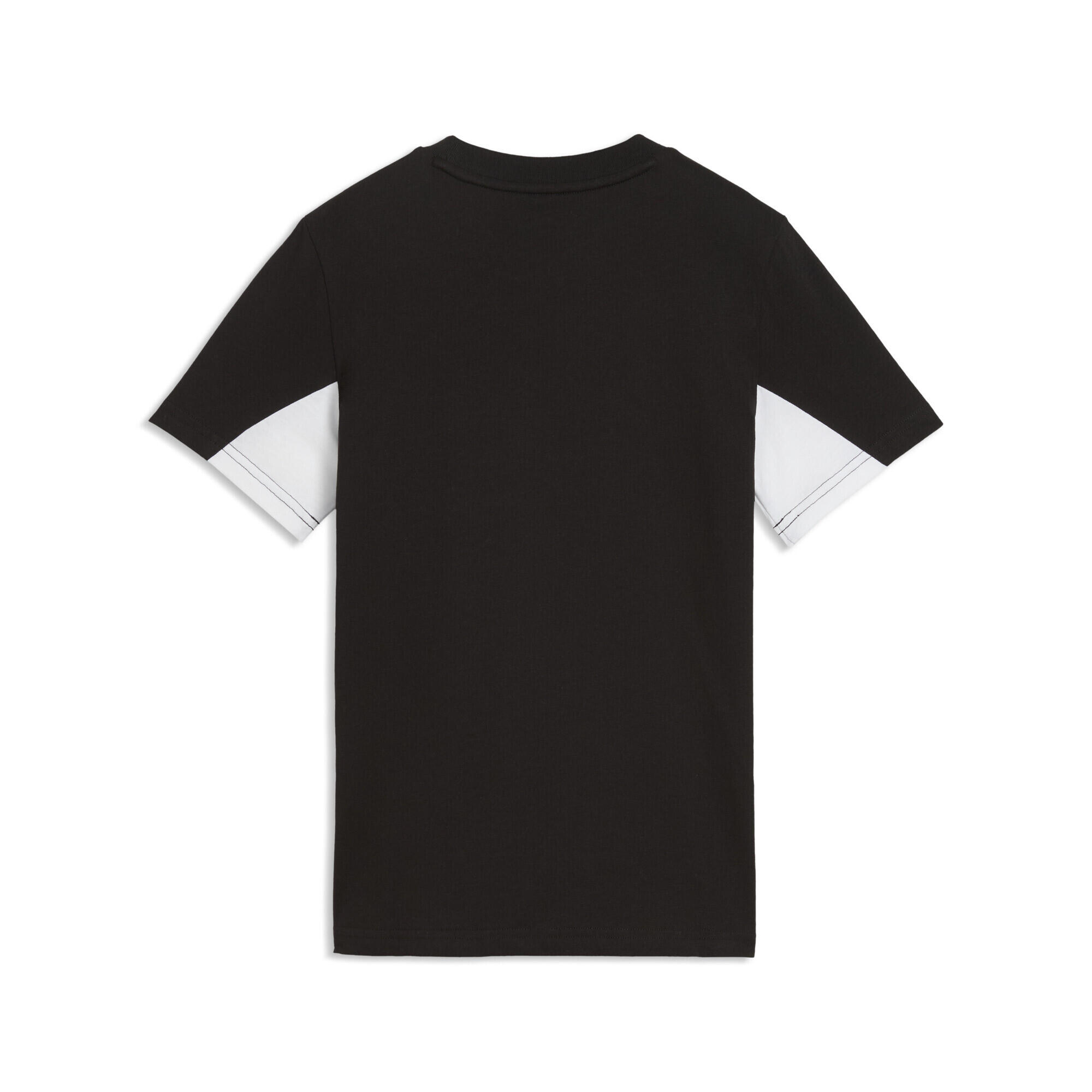 T-shirt infantil manga curta Essentials Block PUMA 5/5