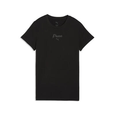Essentials script t-shirt voor dames puma