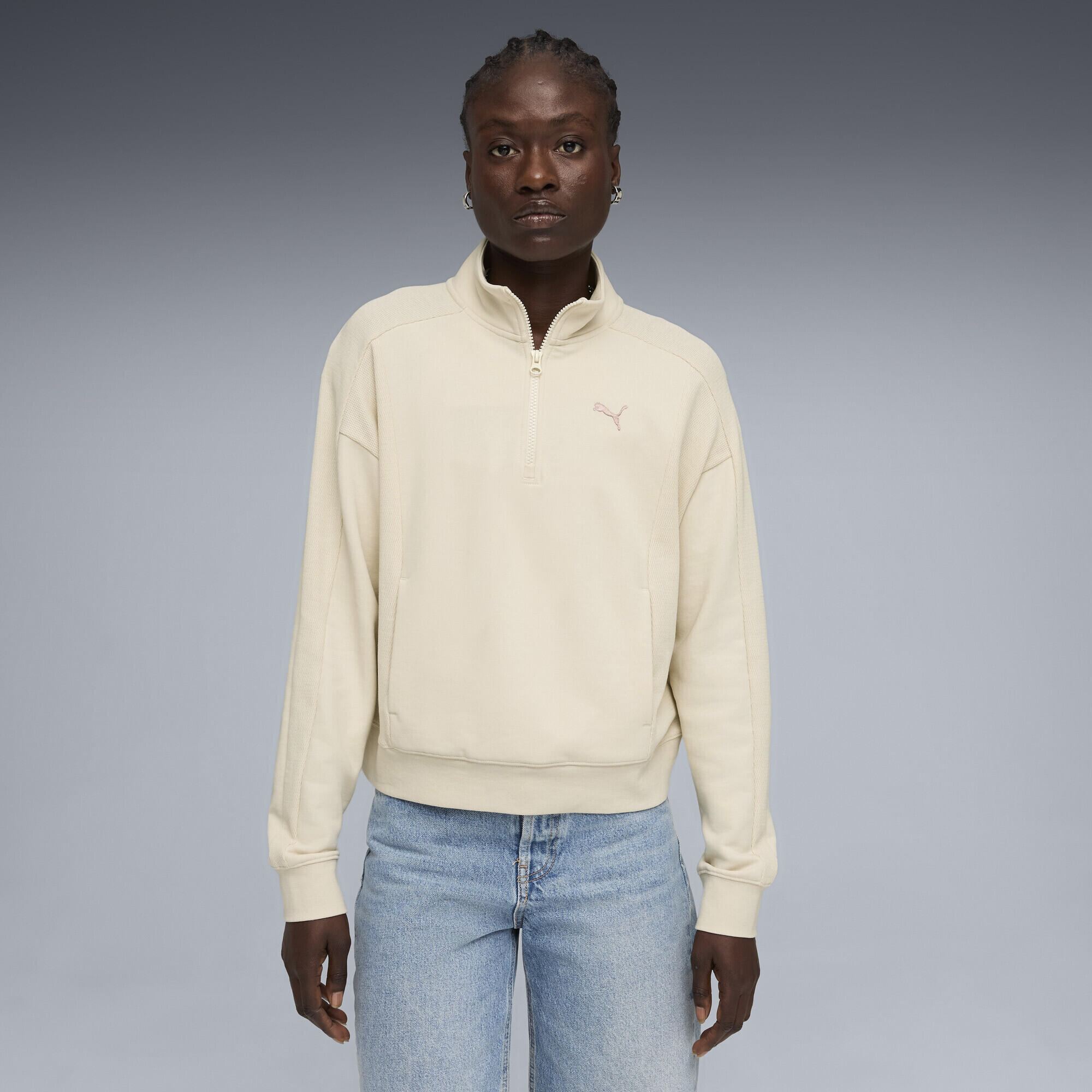 PUMA Class Relaxed Half-Zip Sweatshirt Women PUMA 2/5
