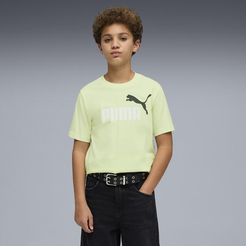 Tricou copii mânecă scurtă Essentials Colour No.1 Logo, bleumarin PUMA