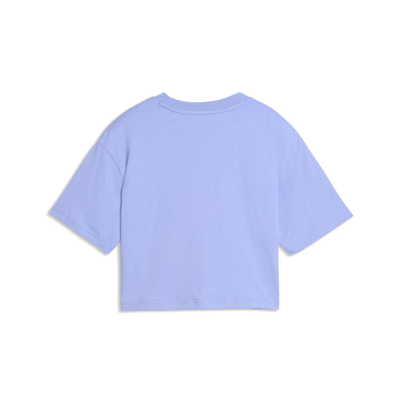 Tricou fitness copii croială lejeră Essentials 2 Colour No. 1, albastru PUMA