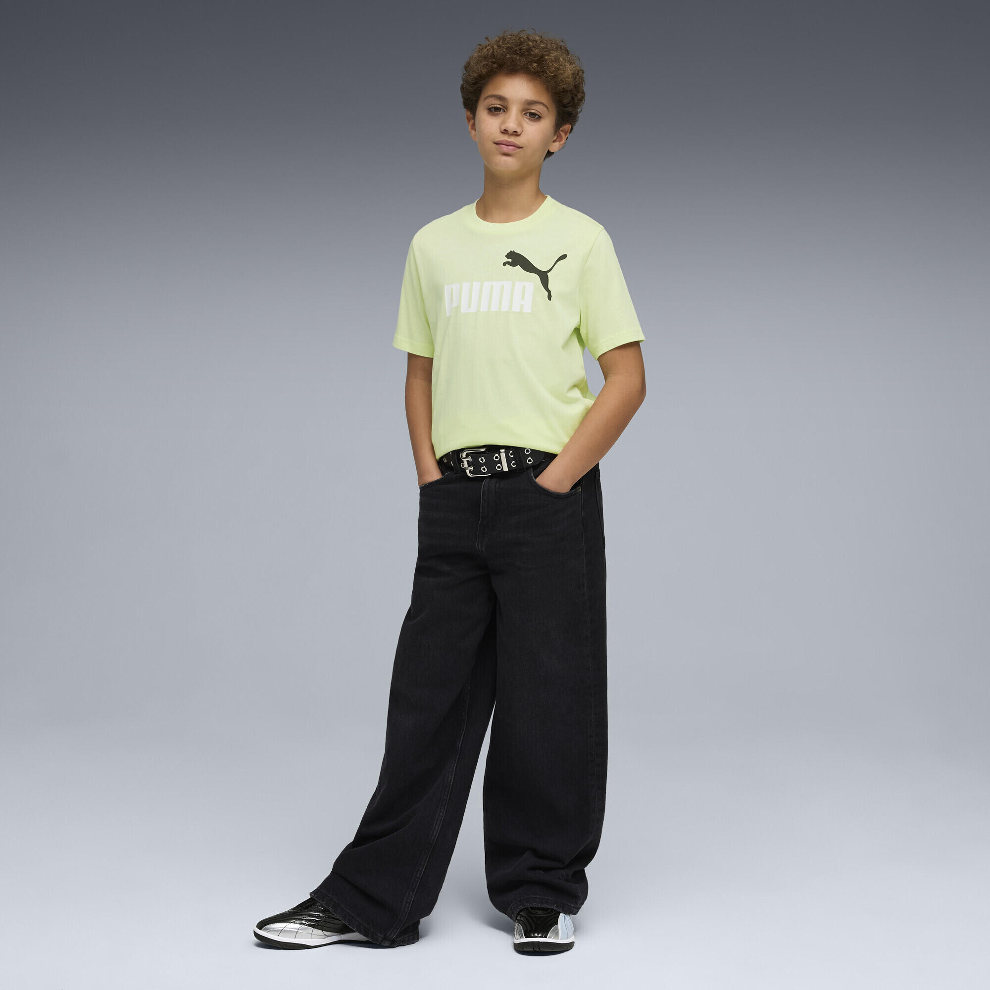 T-shirt con logo Essentials No. 1 colorato per ragazzi PUMA 4/5