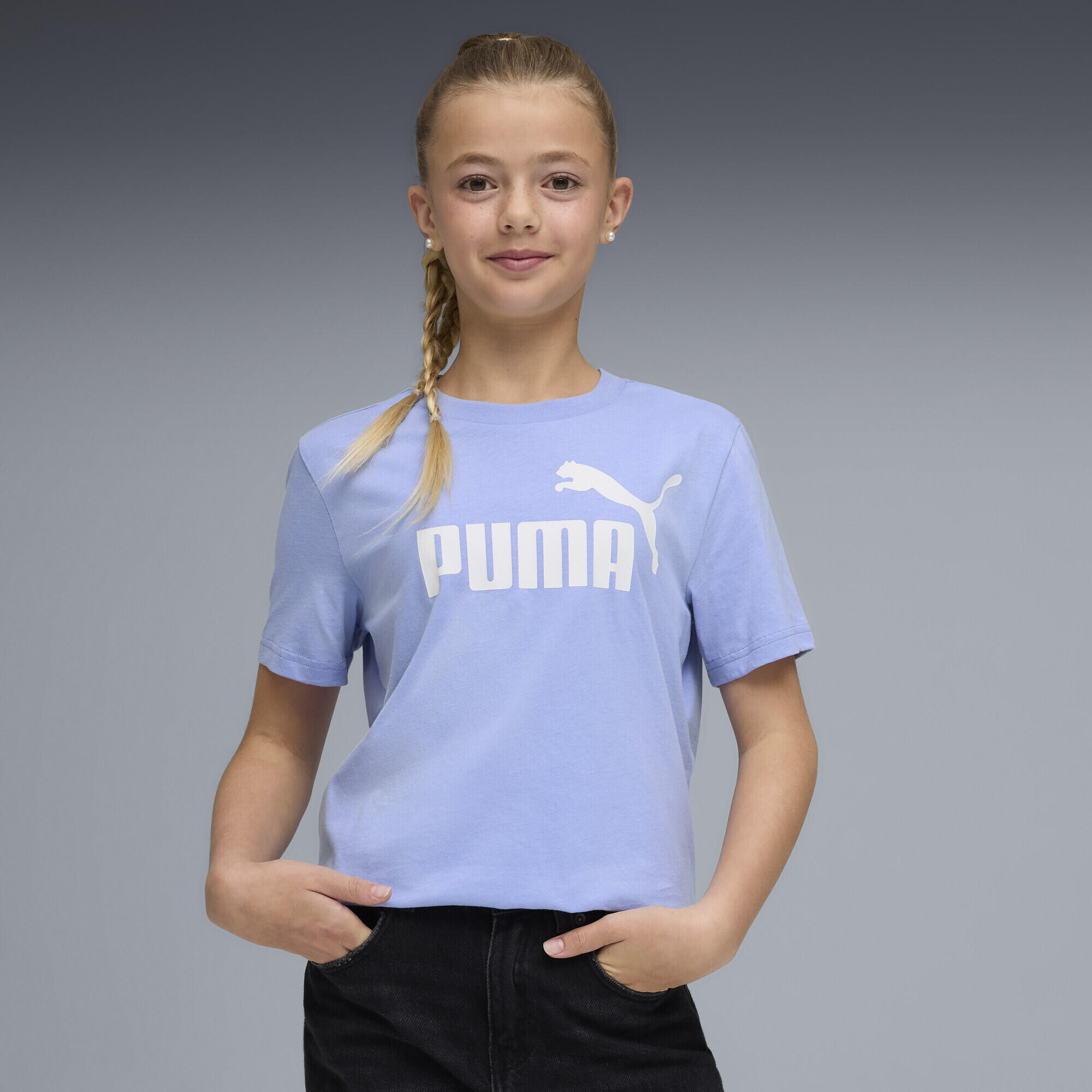 T-shirt con logo ESS N. 1 per ragazzi PUMA 2/5